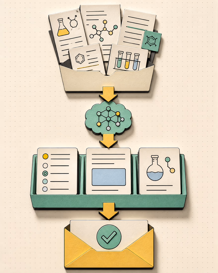 Question generator controls and a structured question bank ready for review