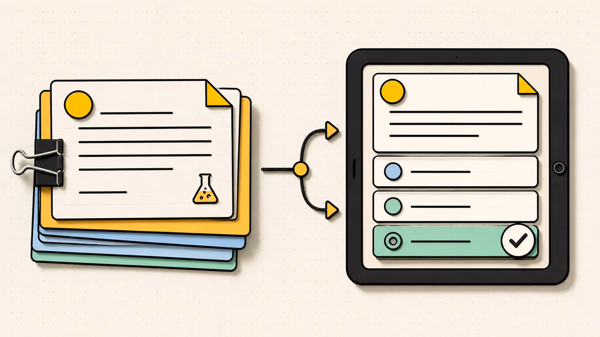 Comparison between a question bank and an interactive quiz