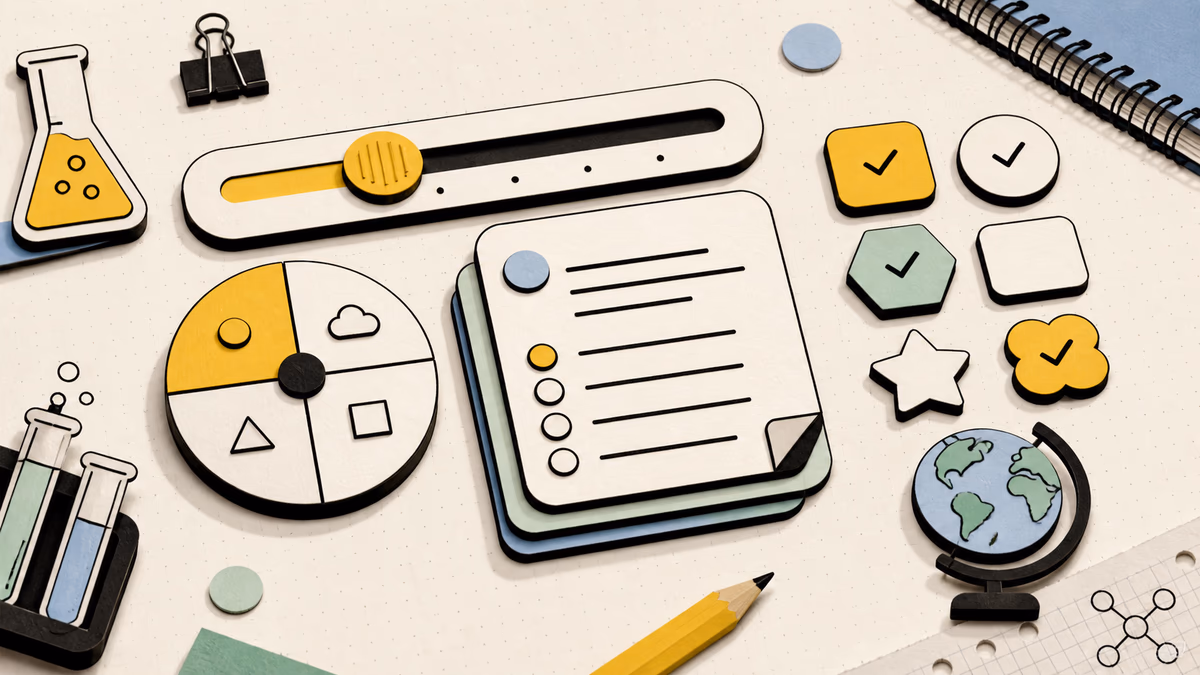 Quiz score with explanations after submission